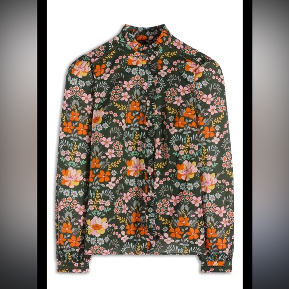 Boden Helena Cotton Top Forest, Flourishing Garden - Picture 2 of 6